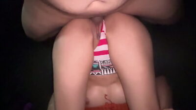 Cogiendo con cita de tinder con juguete en el culo. real sex amateur, pareja latina teniendo sexo.